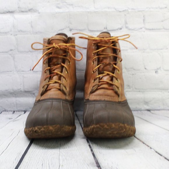 LL Bean Gore-Tex Insulated Duck Bean Boots Size 9 - Picture 4 of 9